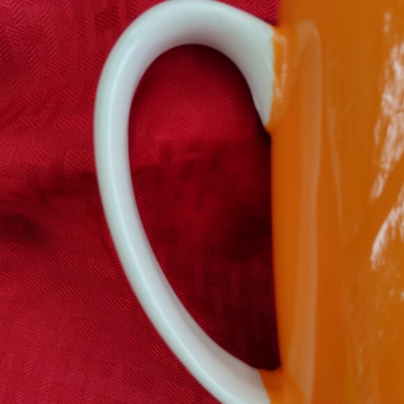 NEW Orange and White Michigan Mackinac Island 15 ounce Mug - Picture 6 of 7